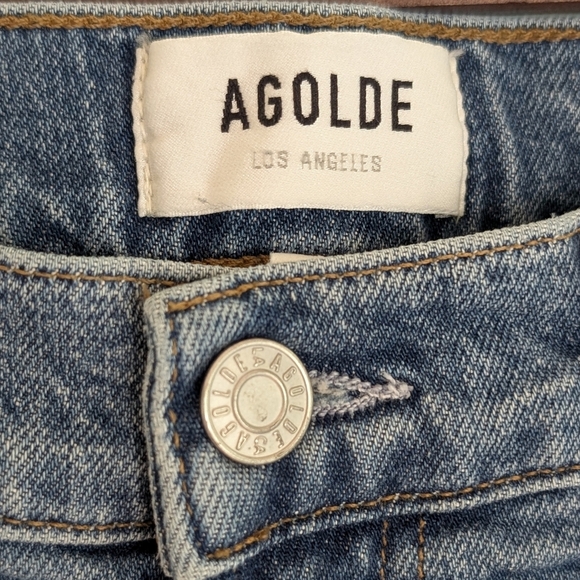 Agolde Los Angeles Light Blue Jeans Sz 28 - Picture 2 of 16